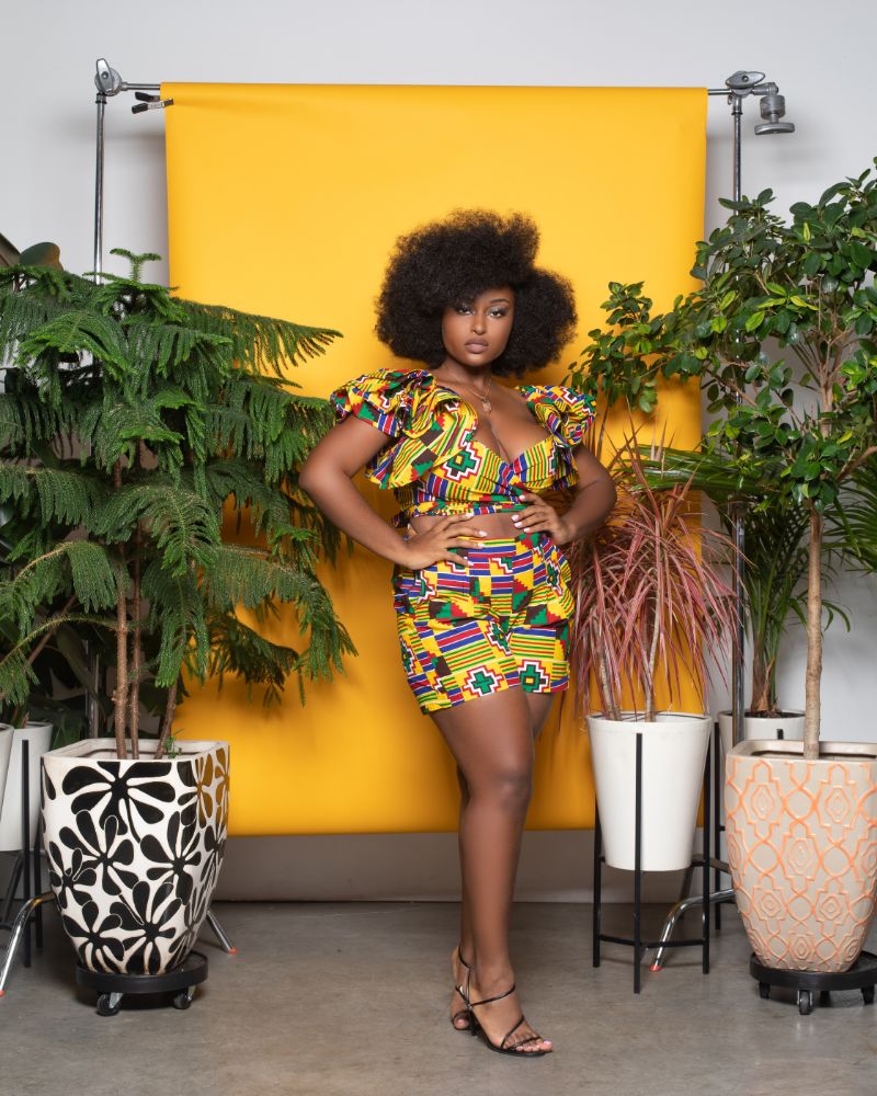 Kwafica Layered Crop Top