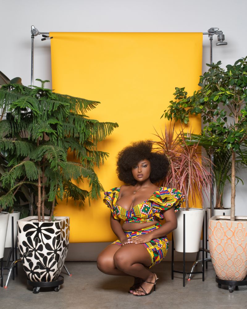 Kwafica Layered Crop Top