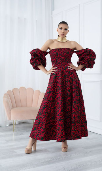 Green Famata Resort Maxi Dress