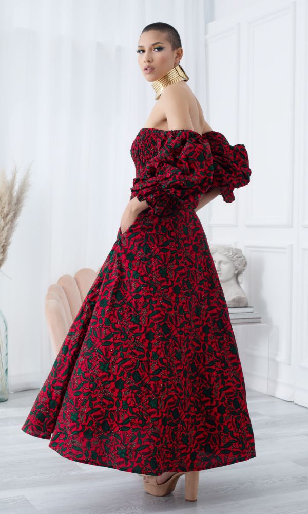Green Famata Resort Maxi Dress