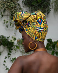 Kwadzoba Silk Lined Headwrap - Head Wraps