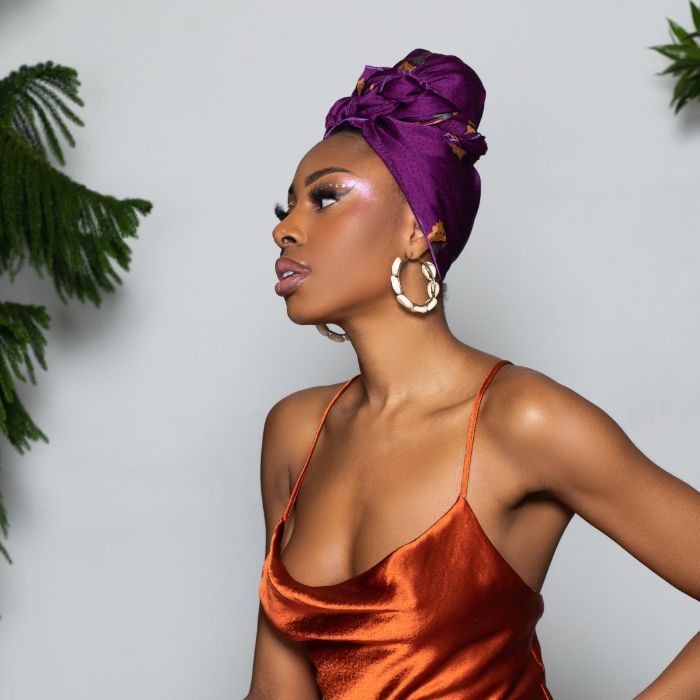 Njeri Silk Headwrap - Head Wraps
