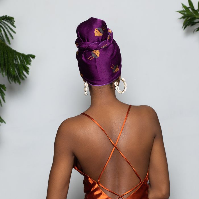 Njeri Silk Headwrap - Head Wraps
