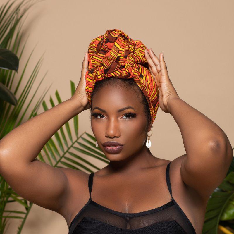 Orun Silk Lined Headwrap - Head Wraps