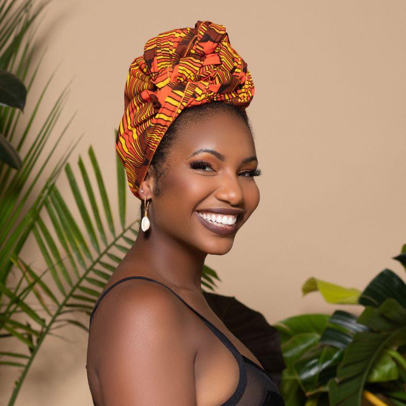 Orun Silk Lined Headwrap - Head Wraps