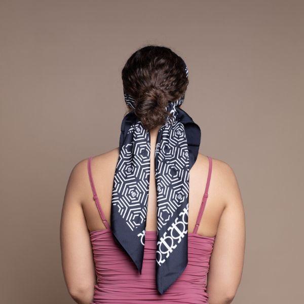 Square Twill Silk Scarf